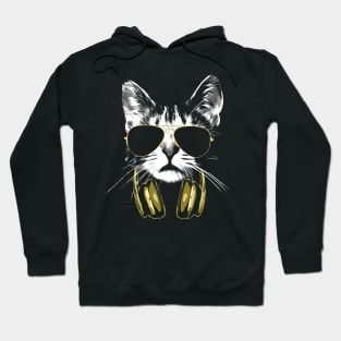 Dj Cat Bling Bling Hoodie